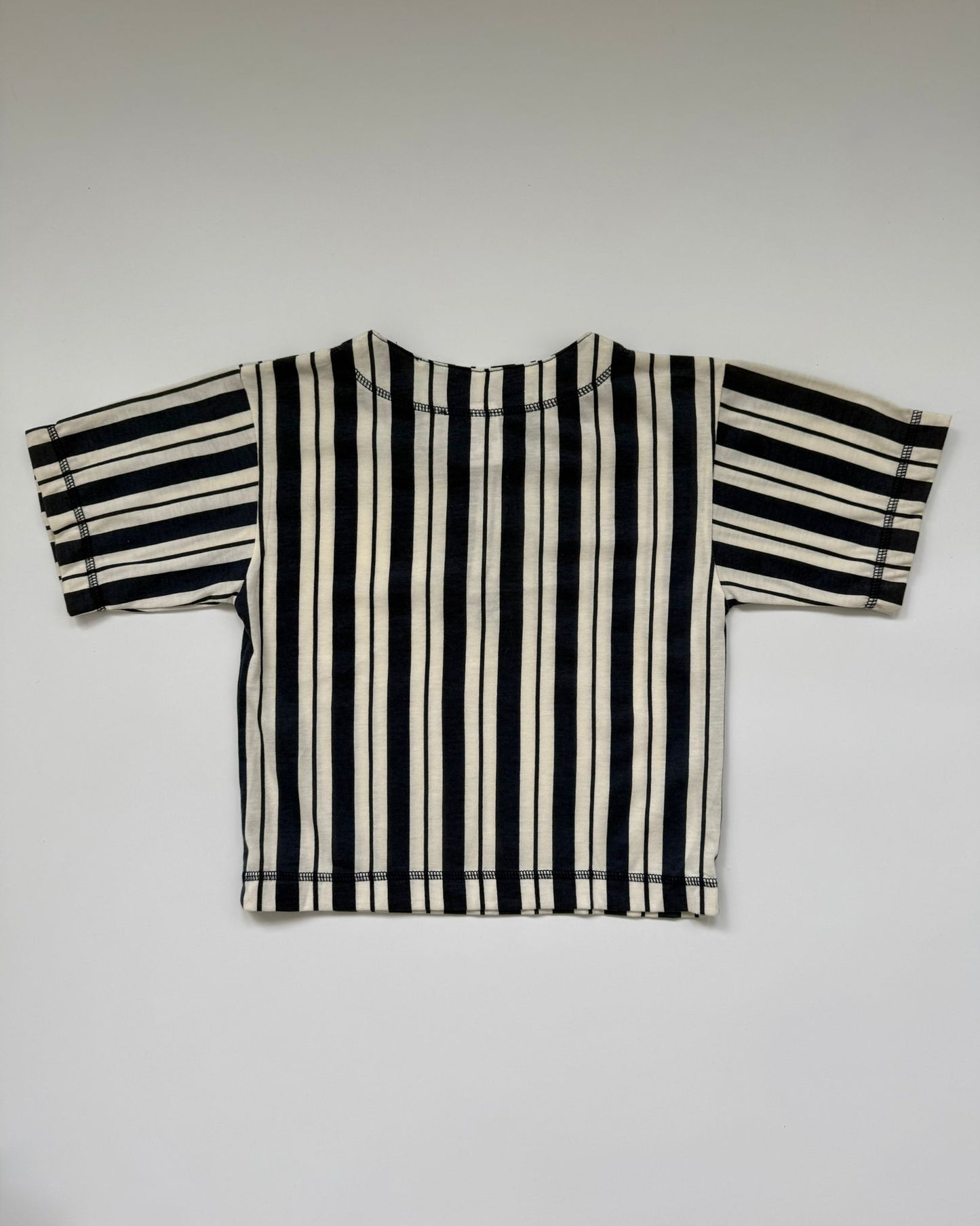 Vintage Ed's Jeep Trek Striped Jersey Tee 4-5 Years