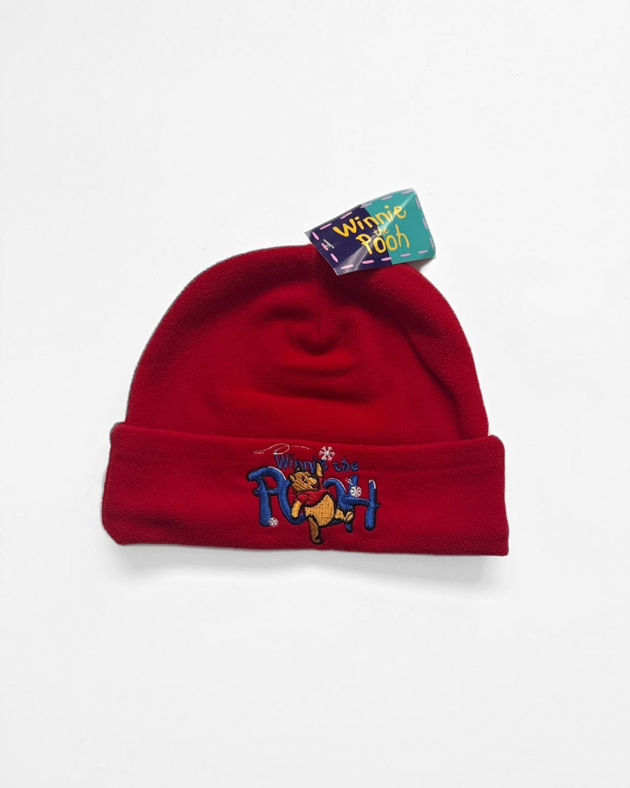 Vintage Winnie the Pooh Fleece Hat Deadstock BNWT 50-56cm 3-10 Years Disney